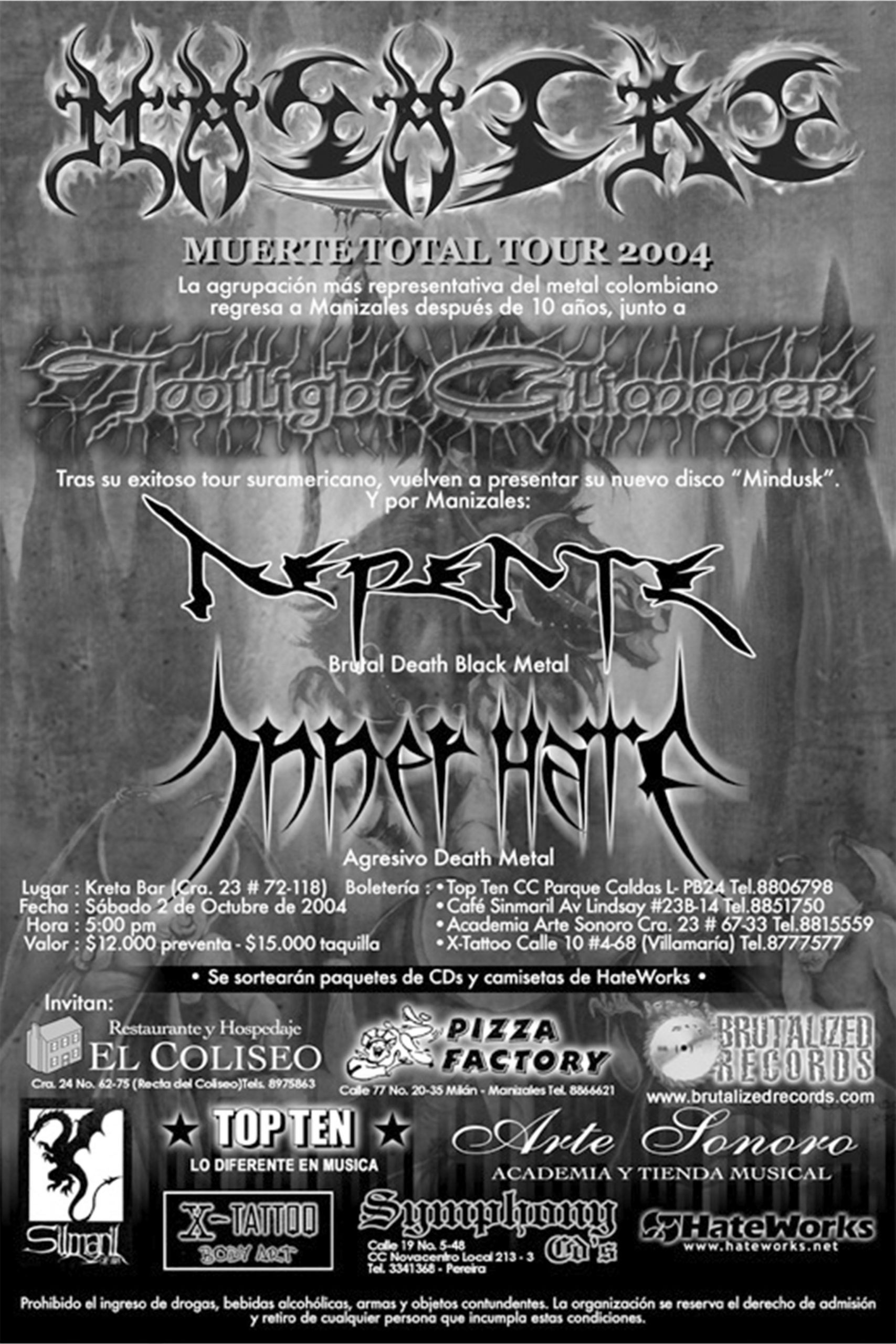 Muerte Total Tour 2004