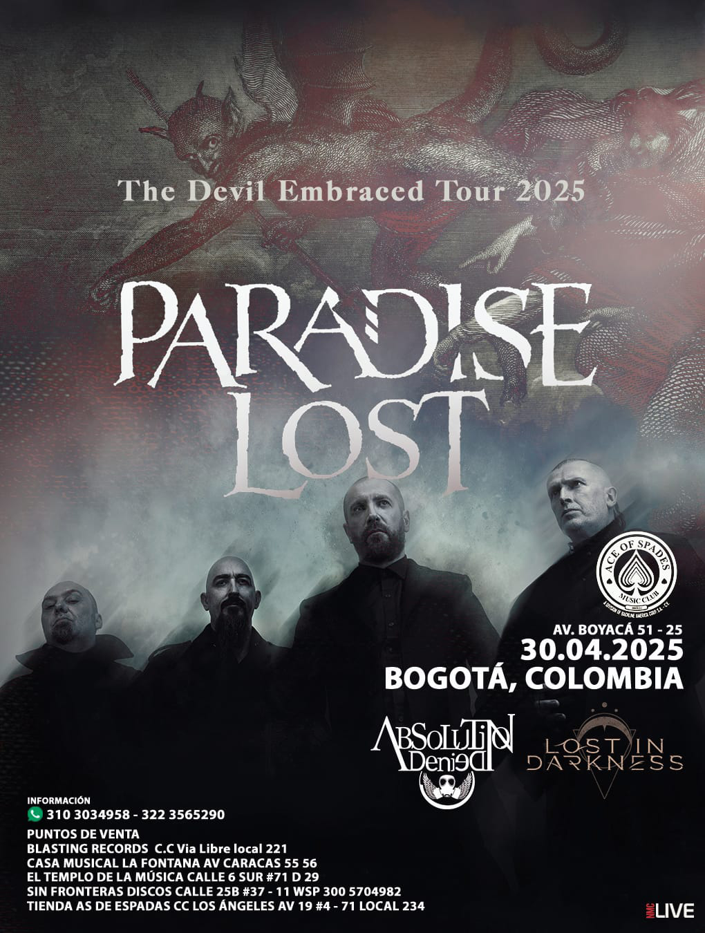 Paradise Lost en Bogotá